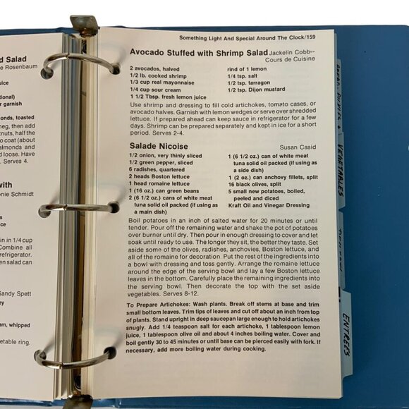 A Cooks Tour Of Shalom Cookbook By Temple Shalom Sisterhood Dallas 1978 Binder - Picture 12 of 16